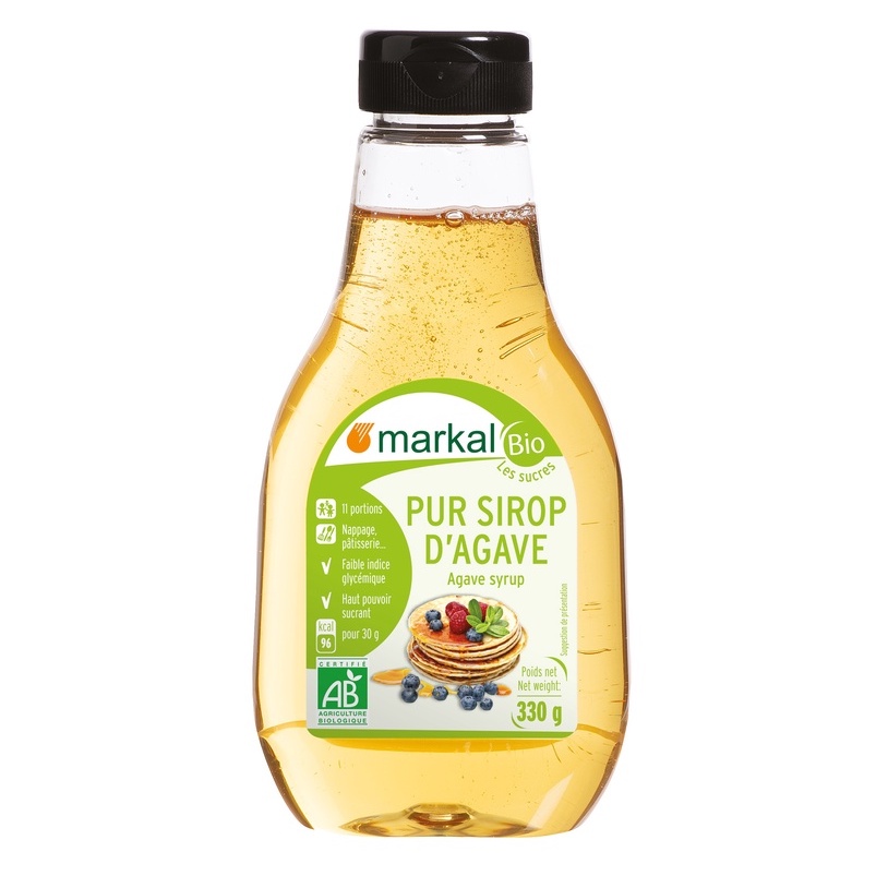 Syrup Agave cây thùa hữu cơ 330ml (Primeal - Markal)
