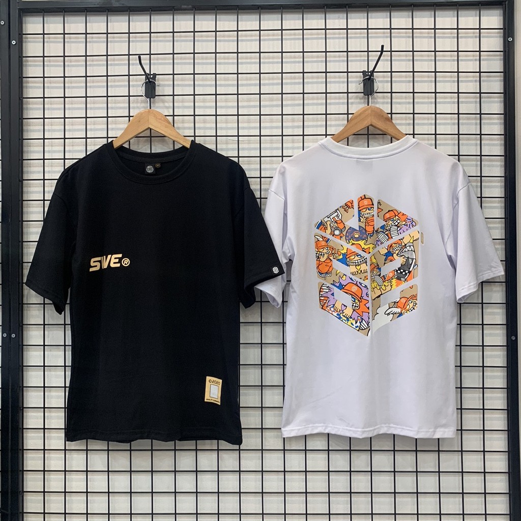 Áo thun tay lỡ form rộng SWE Mozzie Tee, hình in to và cực đẹp, có logo SWE ở tay, phong cách Unisex AL38 | BigBuy360 - bigbuy360.vn