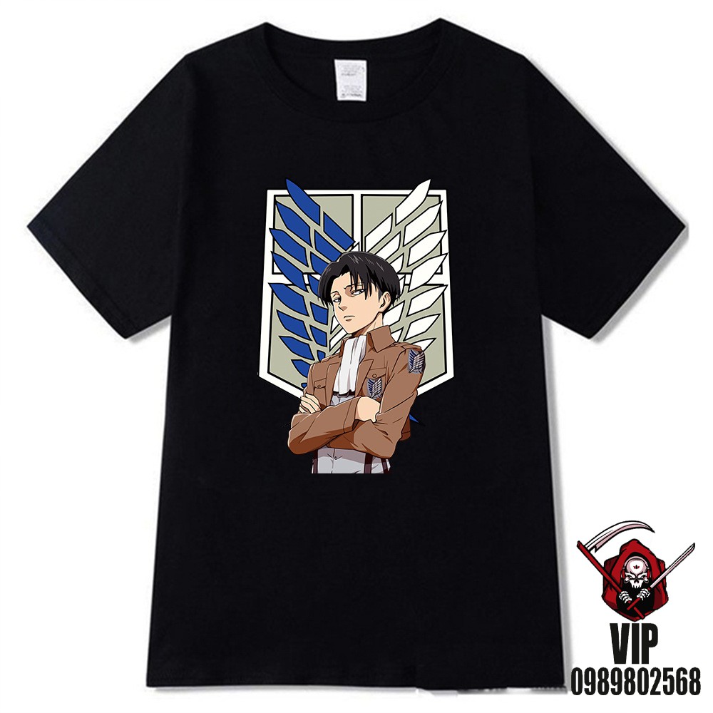 HOT - BST Áo Thun Tay Ngắn In Hình Phim Attack On Titan cực chất