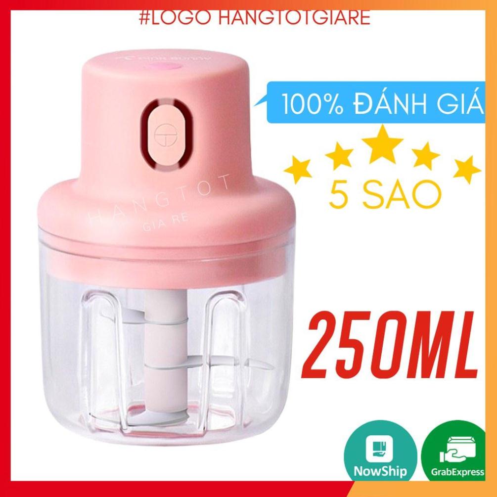 Máy Xay Mini Sạc Điện, Xay Thịt Ớt Hành Tỏi Rau Củ Quả Cầm Tay Siêu Tiện Lợi [Hàng Cao Cấp Loại 1]