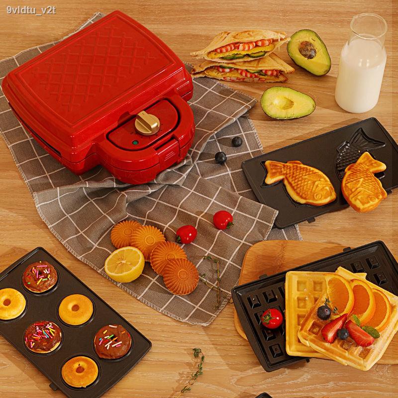 【2021】Máy ăn sáng bánh sandwich đa chức năng bốn trong một làm mì đỏ ròng gia dụng quế nhỏ mini