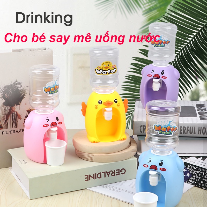 Đồ chơi máy lọc nước bình mini thiết kế động vật hoạt hình đáng yêu dành cho trẻ em