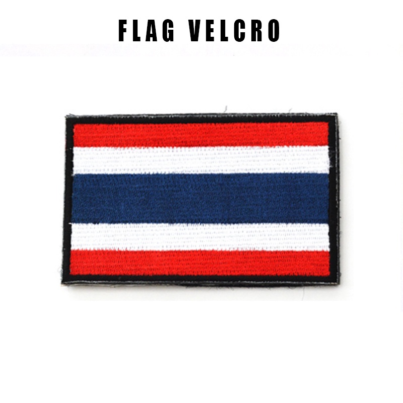 Miếng dán hình lá cờ trang trí quần áo ba lô