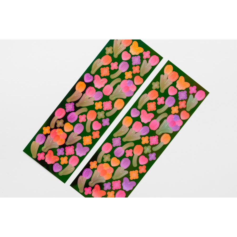 Set 2 Tấm Sticker ARTBOX Hàn Quốc Họa Tiết Hoa Tulip Dễ Thương