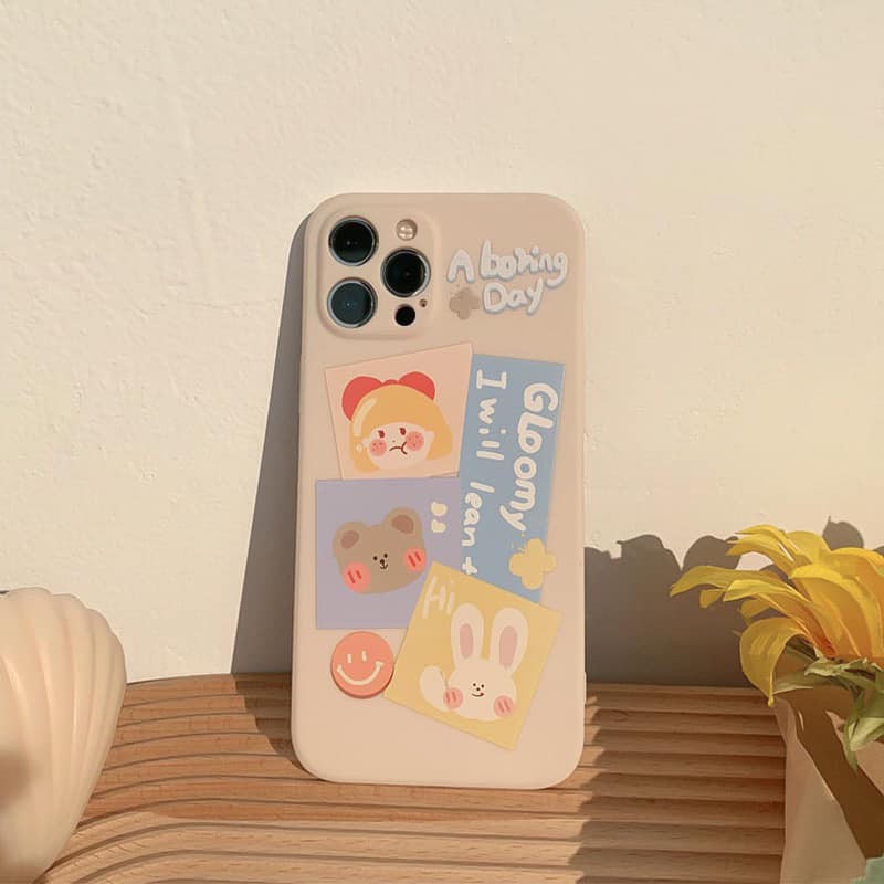 Ốp Lưng Điện Thoại Nhựa Mềm Bé Gái - CAS2162