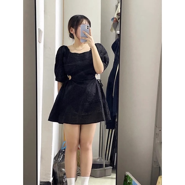 Đầm cut eo dây rút BIGSIZE  - Xẹt Studio Lady