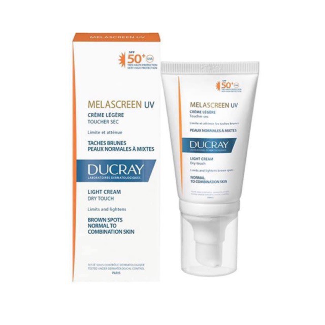 Kem Chống Nắng Ducray Melascreen UV Light Cream SPF 50+ 40ml - [CHÍNH HÃNG]