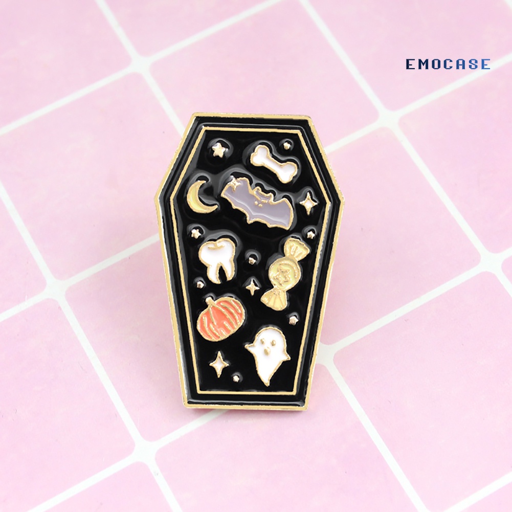 Trâm Cài Áo Hình Quan Tài Độc Đáo Phong Cách Halloween