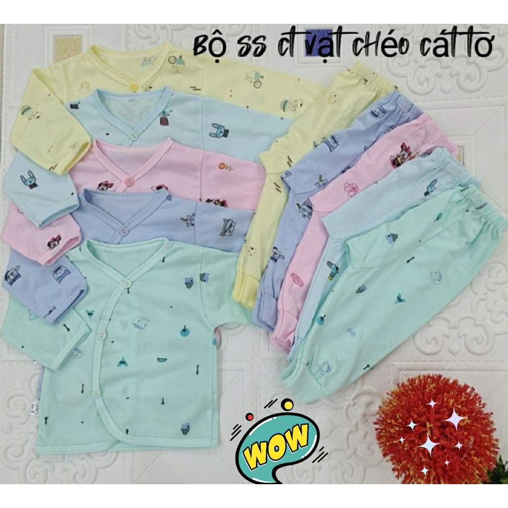 Bộ sơ sinh dài tay Uala Rogo