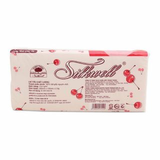 Combo  1bịch khăn  giấy lụa rút silkwil táo đỏ 280 tờ