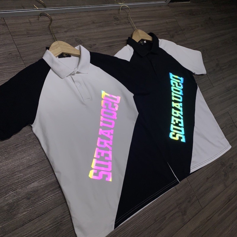 Áo thun nam cổ trụ đính kim sa cánh chim(chất liệu cotton 100%) | BigBuy360 - bigbuy360.vn