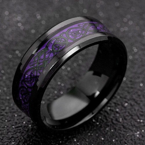Nhẫn hình rồng phát quang độc đáo