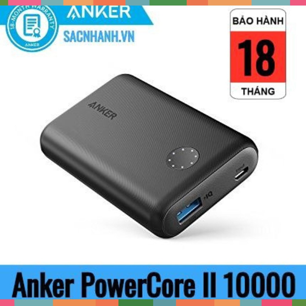 Pin Dự Phòng Anker PowerCore II 10000mAh - A1230 _AK