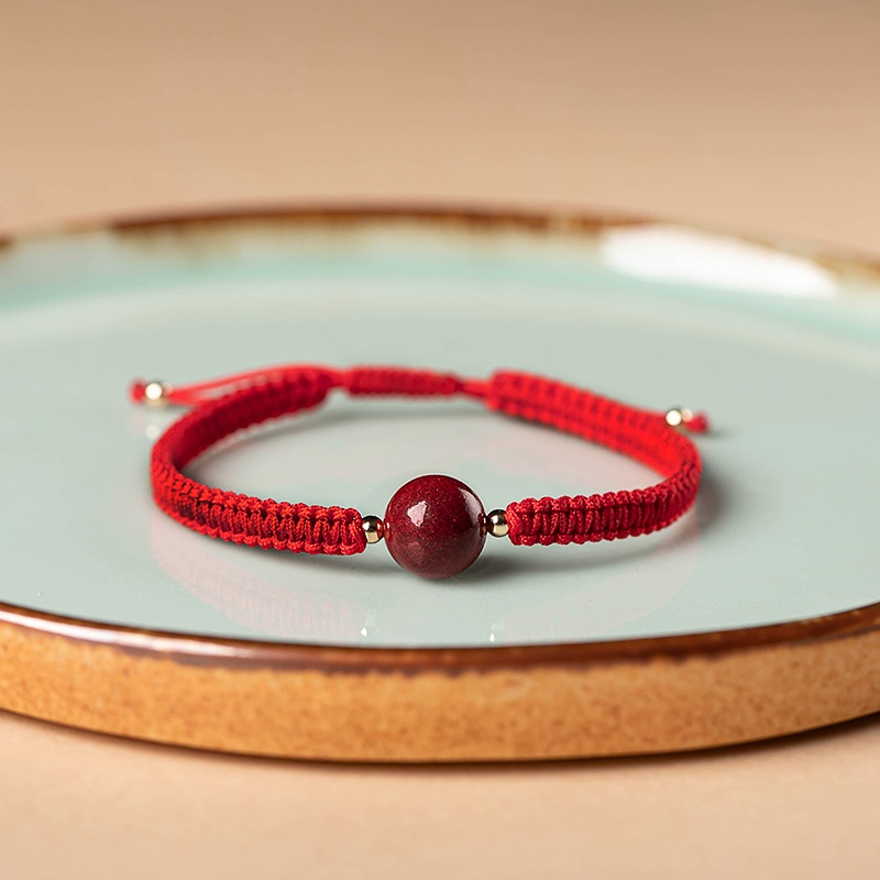 Vòng Tay Dây Đỏ May Mắn Handmade Phong Cách Hàn Quốc Cho Nữ