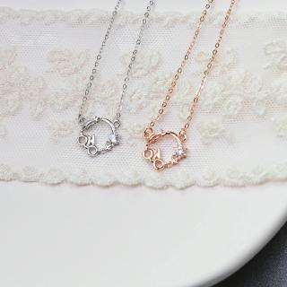 Dây chuyền mạ bạc 925 mặt tròn khắc chữ harry potter