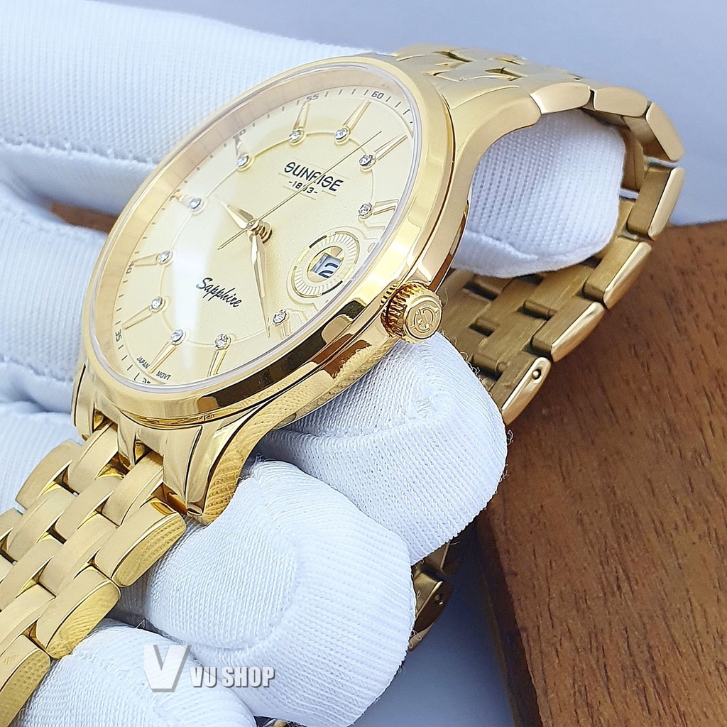 Đồng hồ nam SUNRISE 1222SA - Kính sapphire