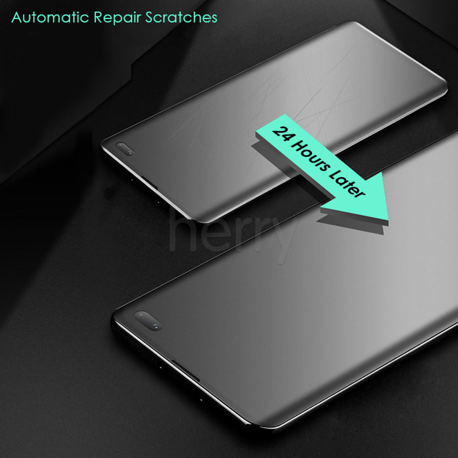 Mờ Full Glue Phim PET chống vân tay cong mềm mại cho Samsung Galaxy S21 Note 20 Ultra 10 9 8 S20 S10 S9 S8 Plus 5G Phim bảo vệ màn hình mờ