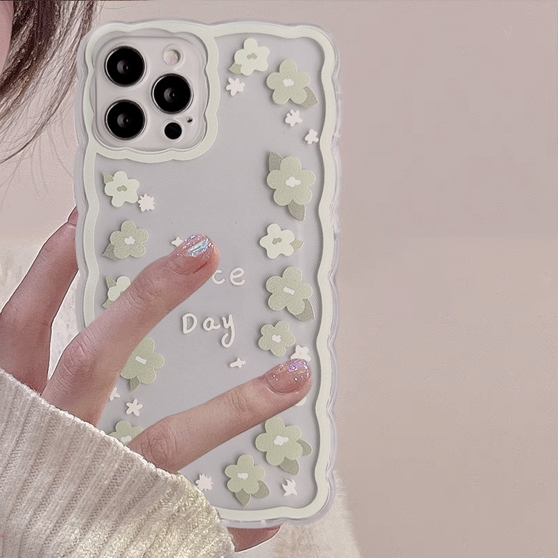 Ốp Điện Thoại Trong Suốt Họa Tiết Sóng Biển Cho IPhone 11 13 12 Pro MAX XR 7Plus 8Plus X XS MAX 6 6s Plus 7 8
