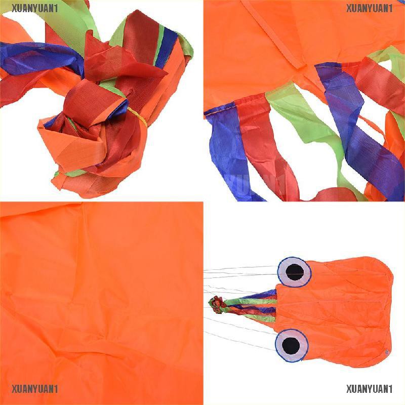 Diều Bay Thể Thao Ngoài Trời Hình Bạch Tuộc Đỏ 4M XUANYUAN1