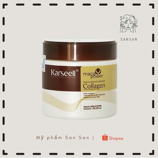 Hũ hấp phủ lụa collgen karseell hũ 500ml - phục hồi - hương nước hoa