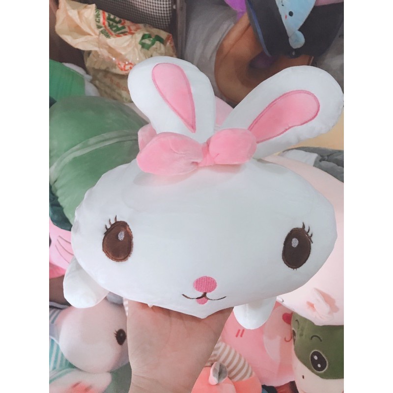 Bộ chăn gối văn phòng Thỏ kèm mền 3in1 tiện lợi, Thỏ có chăn (bộ gối mền hình thỏ xinh), Gối văn phòng 3in1 hàng đẹp