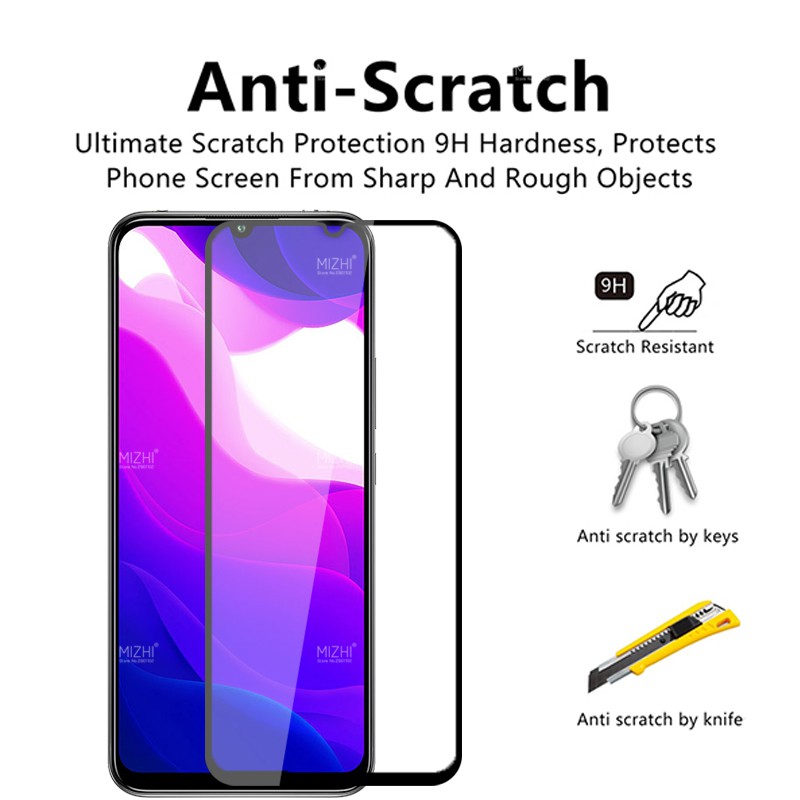 Kính cường lực xiaomi 10 lite full màn hình, full keo, 9H