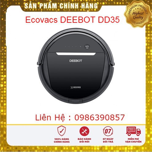 Robot hút bụi ECOVACS Deebot DD35 -[Hàng Trưng Bày] Like new