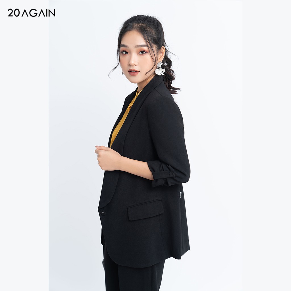 [Mã FAMALLT5 giảm 15% đơn 150k] Áo vest dài 2 lớp cổ sam - VDA0673 - 20 Again | BigBuy360 - bigbuy360.vn