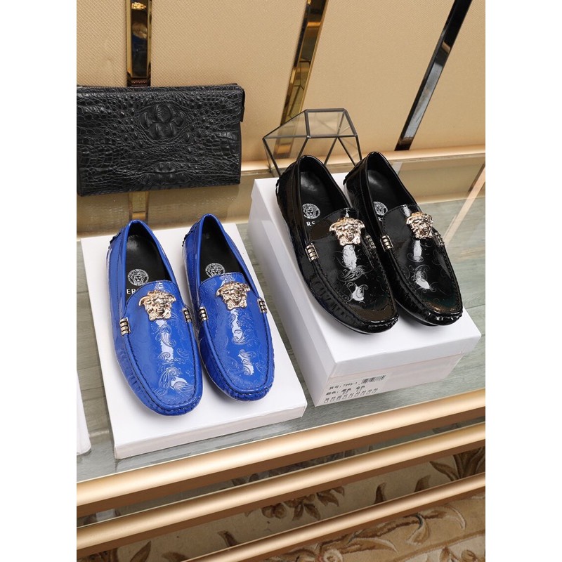 giày lười nam đế cao sáng bóng da thật versace | BigBuy360 - bigbuy360.vn