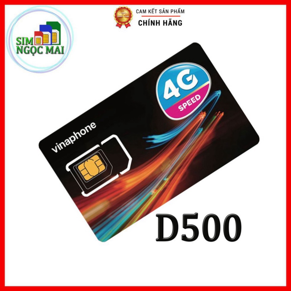 XẢ LỖ Sim 4G Vinaphone D500 , D500T Trọn Gói 1 NĂM - 60GB DATA - TỐC ĐỘ CAO - XÀI THẢ GA KHÔNG LO VỀ GIÁ - THÍCH HỢP PHÁ