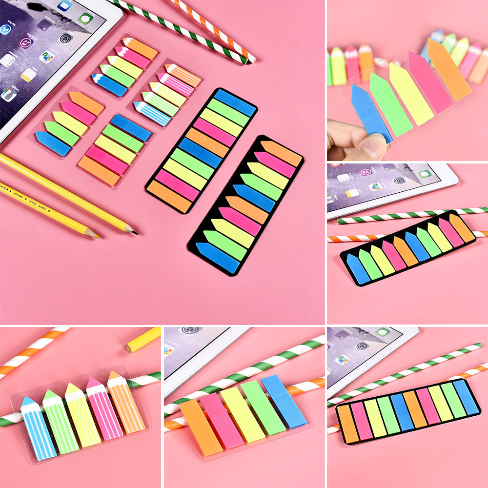 Set giấy ghi chú hình dạng mũi tên tiện lợi