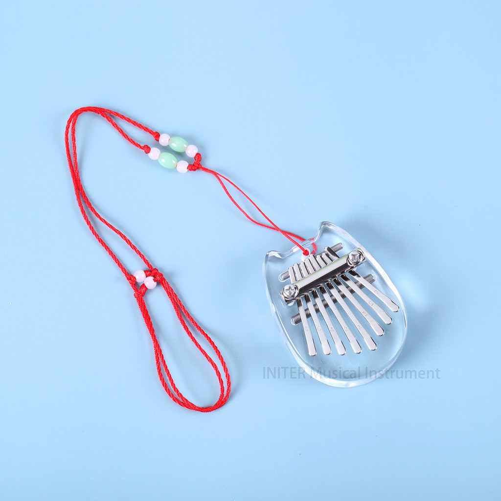 Đàn Kalimba 8 phím bằng gỗ/thủy tinh thiết kế xinh xắn