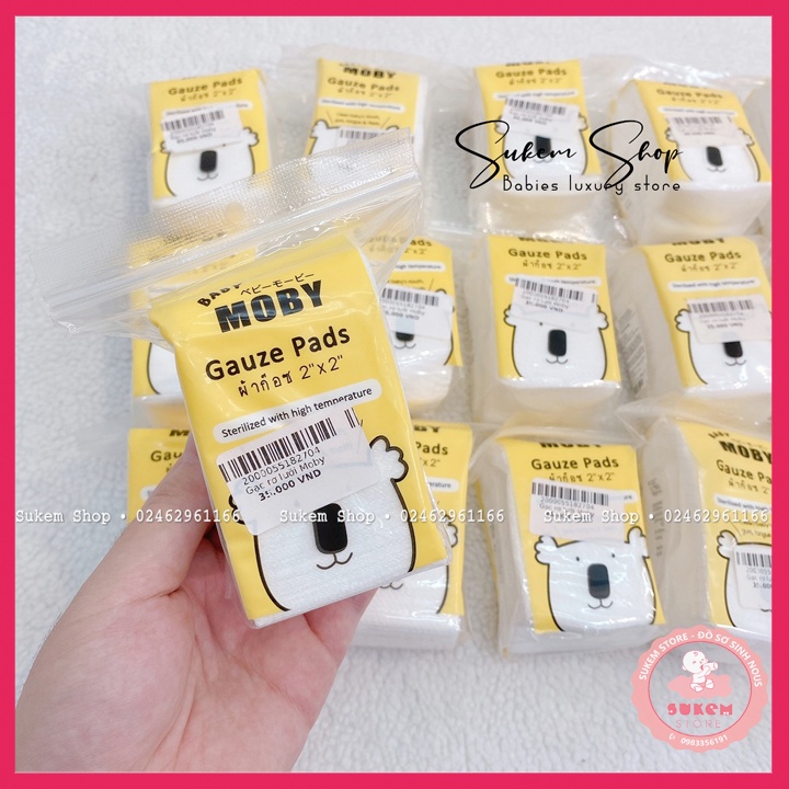 Gạc Rơ Lưỡi Moby Cho Bé(50 miếng)