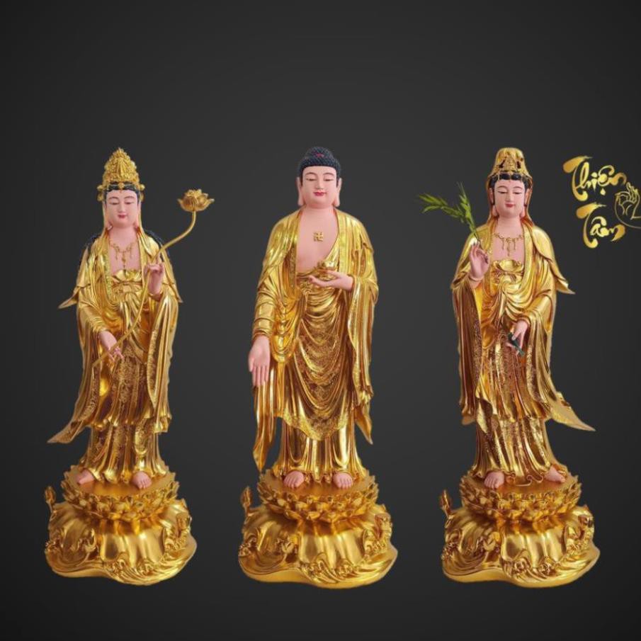 Tượng Bồ Tát Quan Âm cao 90cm – Đứng – Màu Trắng  015TD-QTA  - Tuong Bo Tat Quan Am