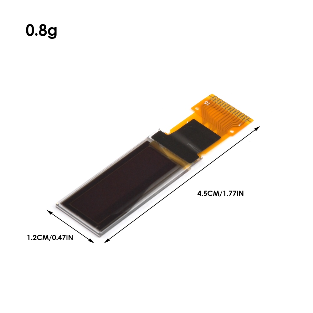 Module màn hình OLED LCD PCBFUN 0.91 inch 15 chân 3.3V độ phân giải 128 * 32 giao diện SSD1306 SPI | BigBuy360 - bigbuy360.vn