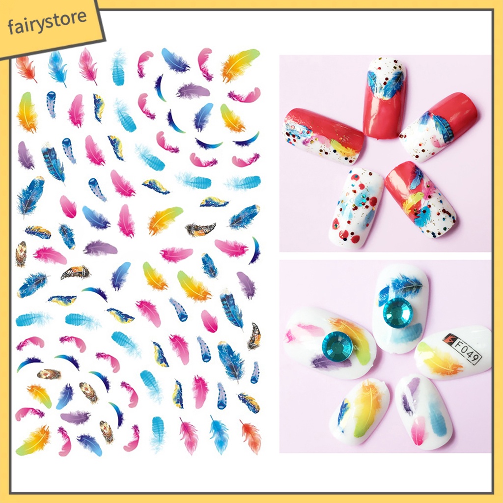 [Hàng mới về] Tấm hình dán trang trí móng tay nghệ thuật chuyên dụng chất lượng cao