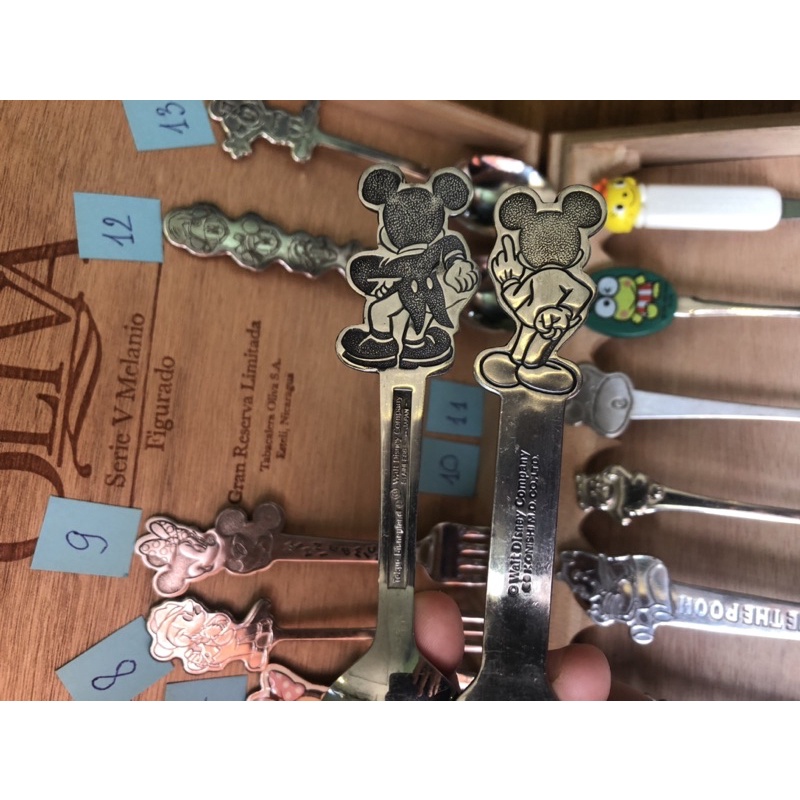 Thìa dĩa Disney inox Nhật trẻ em/ muỗng Disney