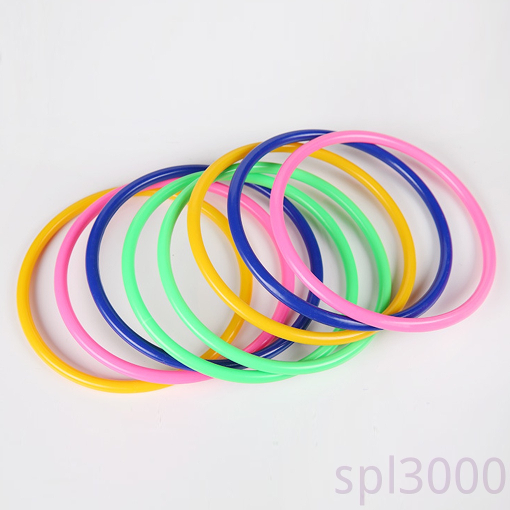 Set 12 vòng ném bằng nhựa nhiều màu sắc dành cho bé