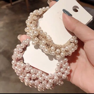 Dây Cột Tóc Chùm Hạt Phong Cách Hàn