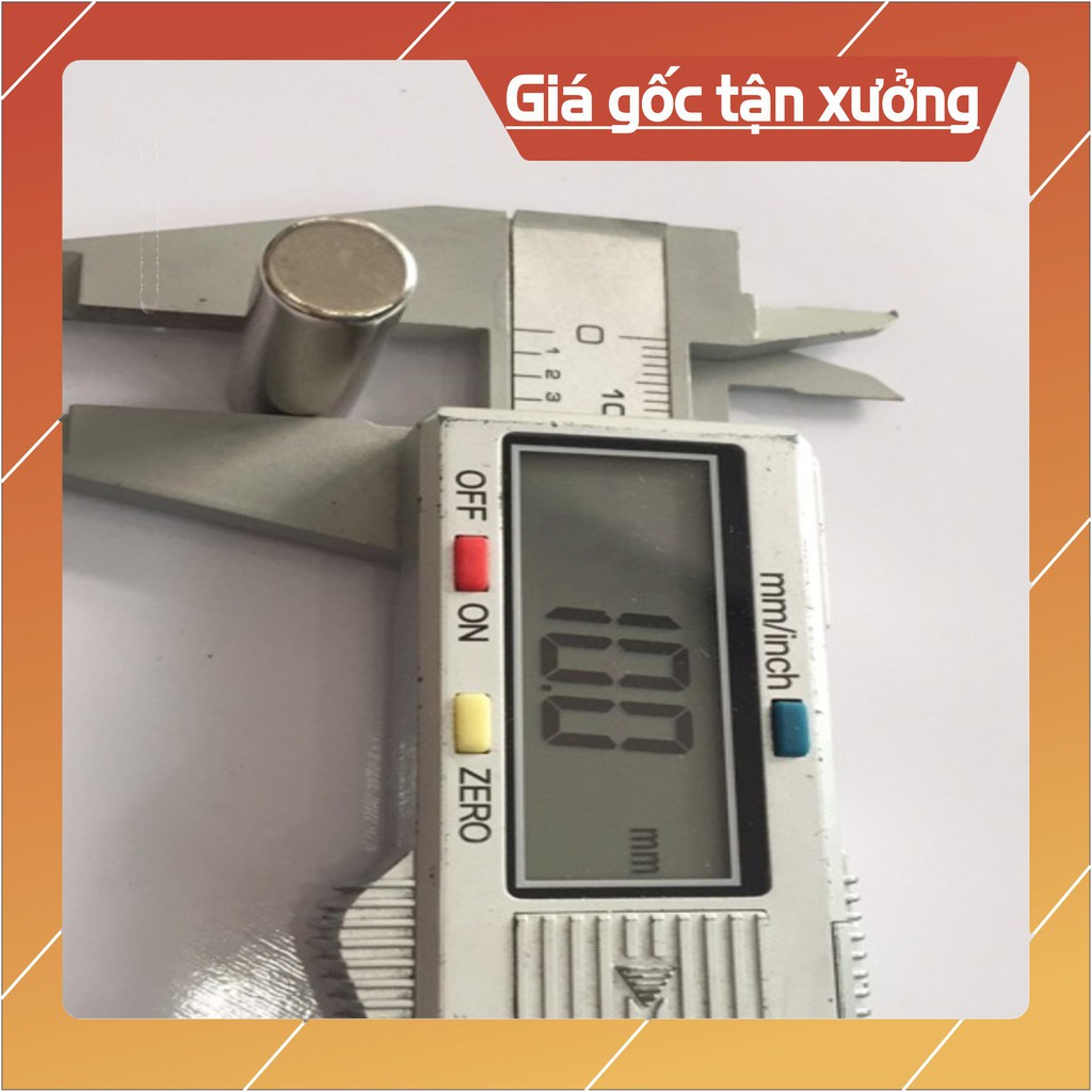 [Xả Kho] Nam châm hình trụ 10x30mm, nam châm trắng đất hiếm lực hút mạnh.