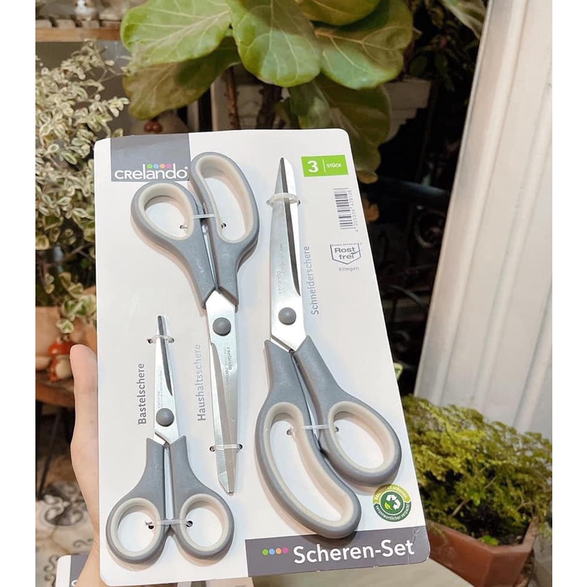 [Chuẩn bill Pháp] - SET KÉO 3 CHIẾC CRELANDO - made in Germany