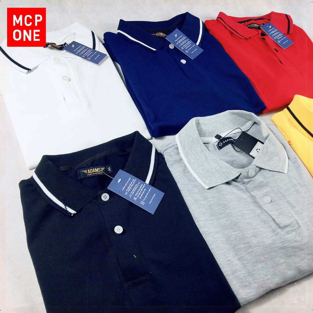 (FULL MÀU) Áo phông nam cổ bẻ ngắn tay phối viền cao cấp. Kiểu dáng Hàn Quốc chất liệu cotton,co giãn 4 chiều - MCPON | BigBuy360 - bigbuy360.vn