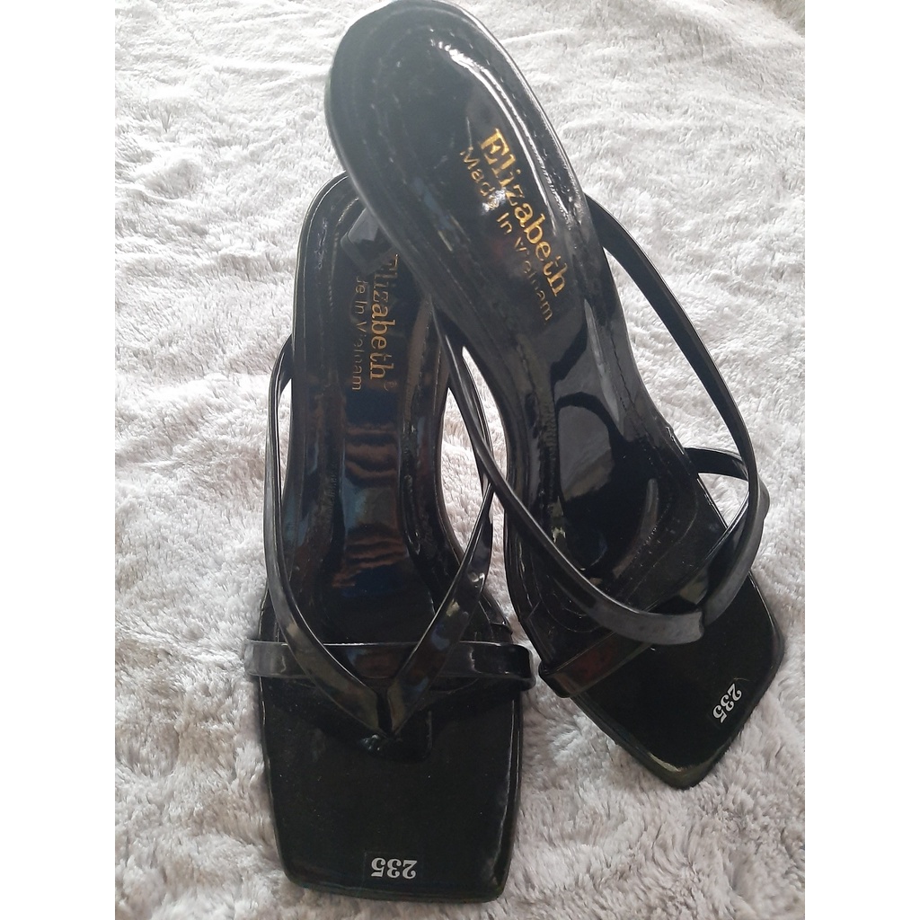 Dép Cao Gót Sandal Quai Mảnh 5 Phân
