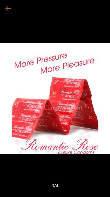 Combo 5 hộp (50 chiếc) bao cao su romantic rose
