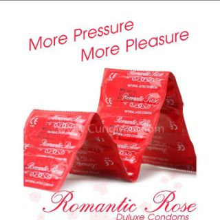 Combo 5 hộp (50 chiếc) bao cao su romantic rose