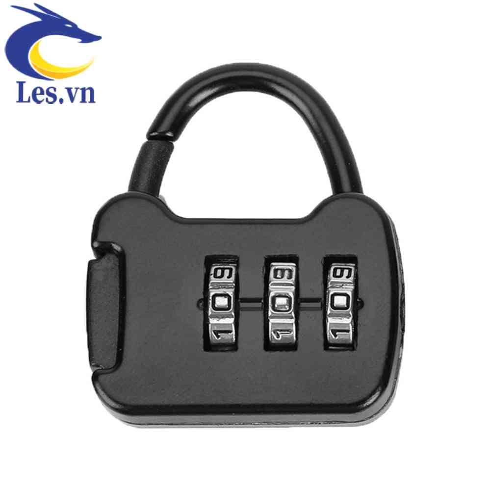 Ổ Khóa Mật Khẩu 3 Số Mini Bằng Kẽm Dùng Cho Vali