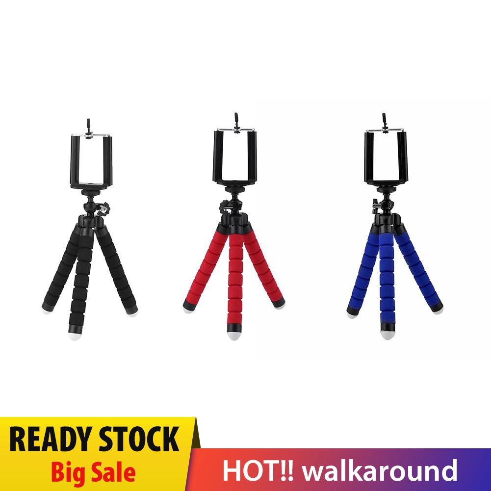 Chân máy ảnh tripod có kẹp giữ điện thoại đa năng