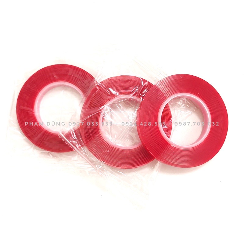 (Cuộn To) Băng keo tạo fan, dán móng giả, nail box - Phan Dũng