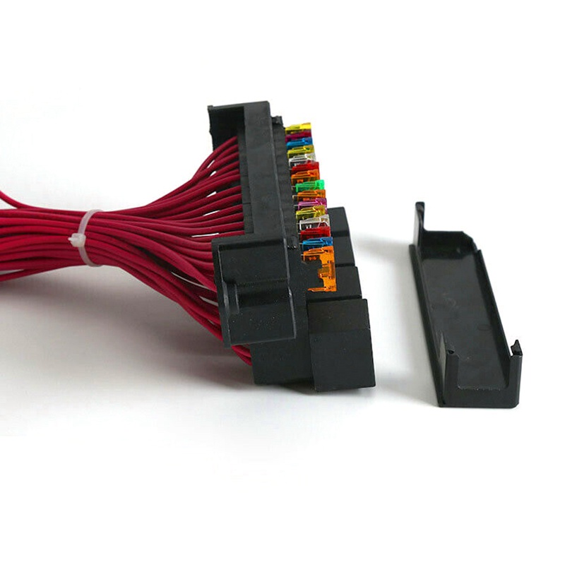 Giá Đỡ Cầu Chì 15 Cổng 4 Chiều 12V 40A Tiện Dụng Dành Cho Ô Tô / Xe Tải