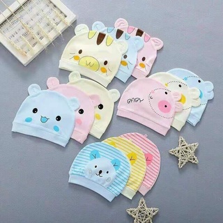 Mũ sơ sinh cotton tai thỏ